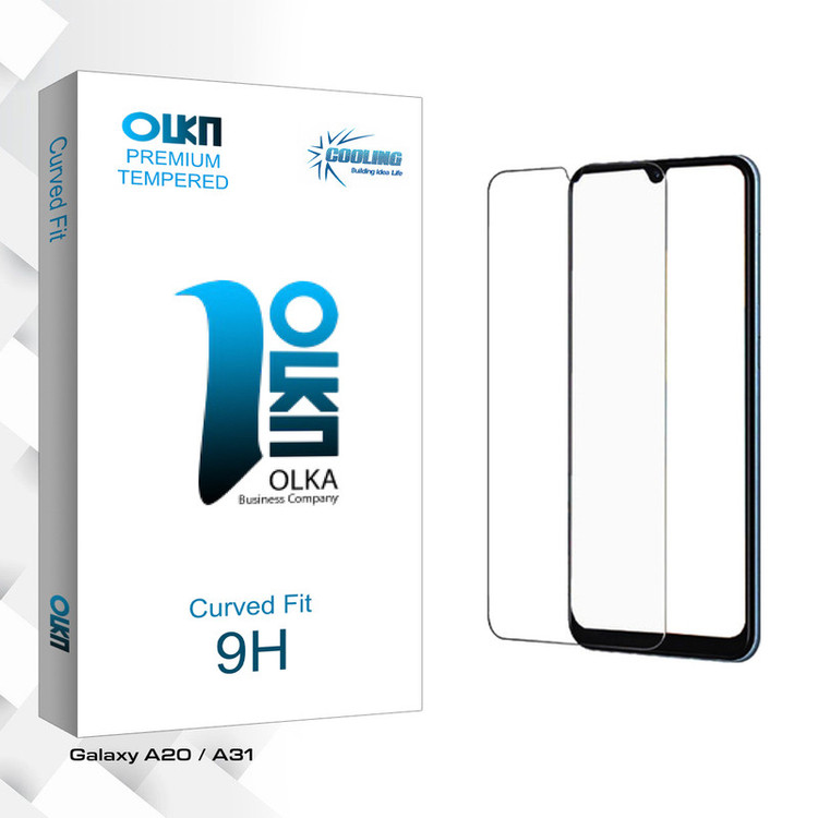 محافظ صفحه نمایش شیشه ای کولینگ مدل Olka Glass مناسب برای گوشی موبایل سامسونگ Galaxy A20 / A31