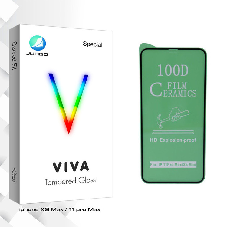 محافظ صفحه نمایش جانبو مدل Viva Glass مناسب برای گوشی موبایل اپل iphone xs max