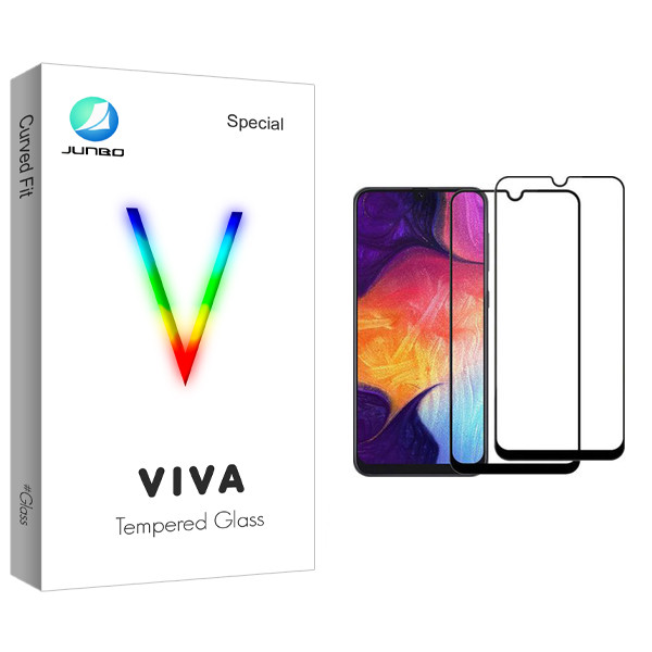 محافظ صفحه نمایش جانبو مدل Viva Glass مناسب برای گوشی موبایل سامسونگ Galaxy A50 بسته دو عددی