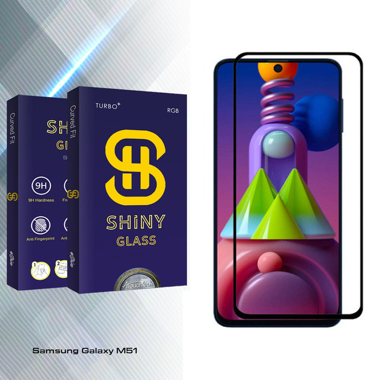 محافظ صفحه نمایش آتوچبو مدل Shiny Glass مناسب برای گوشی موبایل سامسونگ Galaxy M51