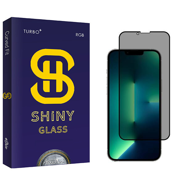 محافظ صفحه نمایش حریم شخصی آتوچبو مدل Shiny مناسب برای گوشی موبایل اپل iPhone 13