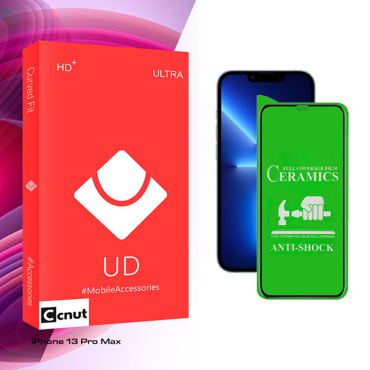 محافظ صفحه نمایش سرامیکی کوکونات مدل UD GLASS مناسب برای گوشی موبایل اپل iPhone 13 Pro Max