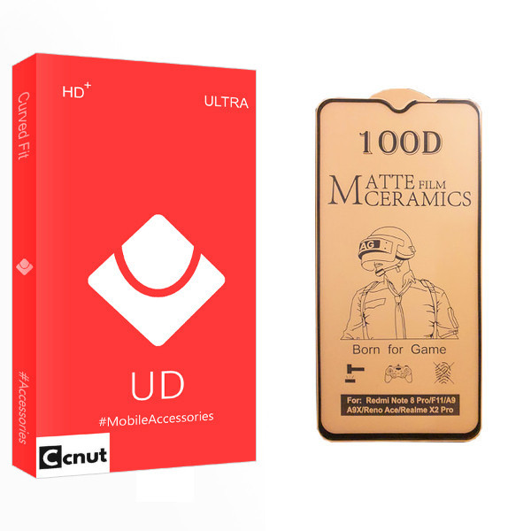 محافظ صفحه نمایش سرامیکی کوکونات مدل UD Glass مناسب برای گوشی موبایل شیائومی Redmi Note 8 Pro