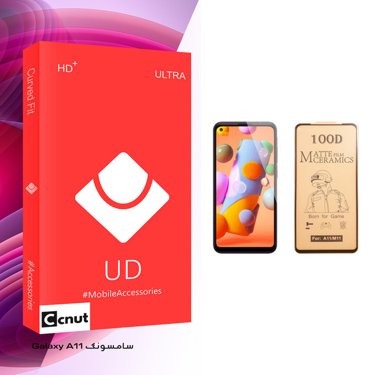 محافظ صفحه نمایش سرامیکی کوکونات مدل UD Glass مناسب برای گوشی موبایل سامسونگ Galaxy A11