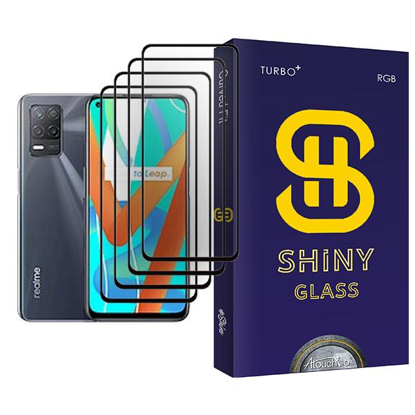 محافظ صفحه نمایش آتوچبو مدل Shiny Glass MIX004 مناسب برای گوشی موبایل ریلمی V13 5G بسته چهار عددی