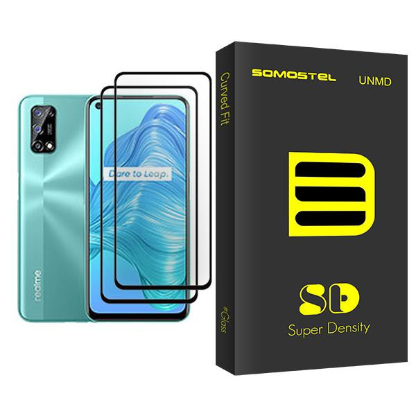 محافظ صفحه نمایش سوماستل مدل SD Glass MIX002 مناسب برای گوشی موبایل ریلمی V5 5G بسته دو عددی