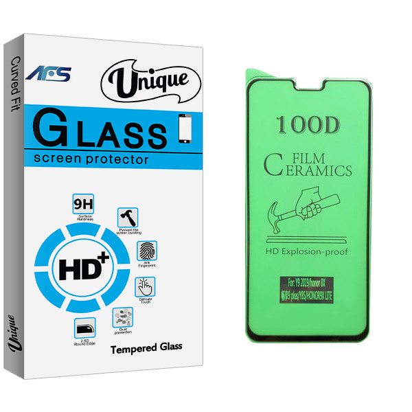 محافظ صفحه نمایش سرامیکی ای اف اس مدل Unique Glass مناسب برای گوشی موبایل هوآوی Y8s