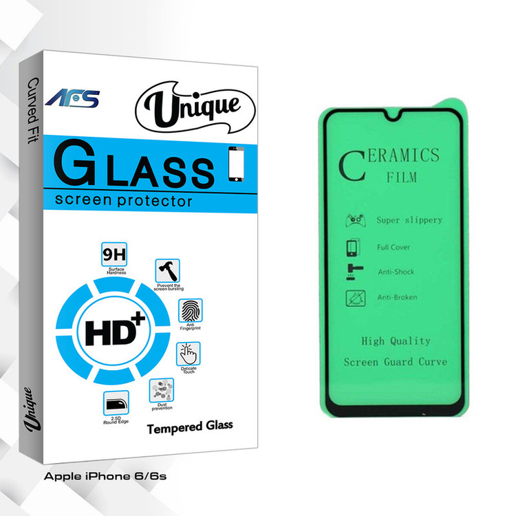 محافظ صفحه نمایش نانو ای اف اس مدل Unique Glass مناسب برای گوشی موبایل اپل iphone 6/6s