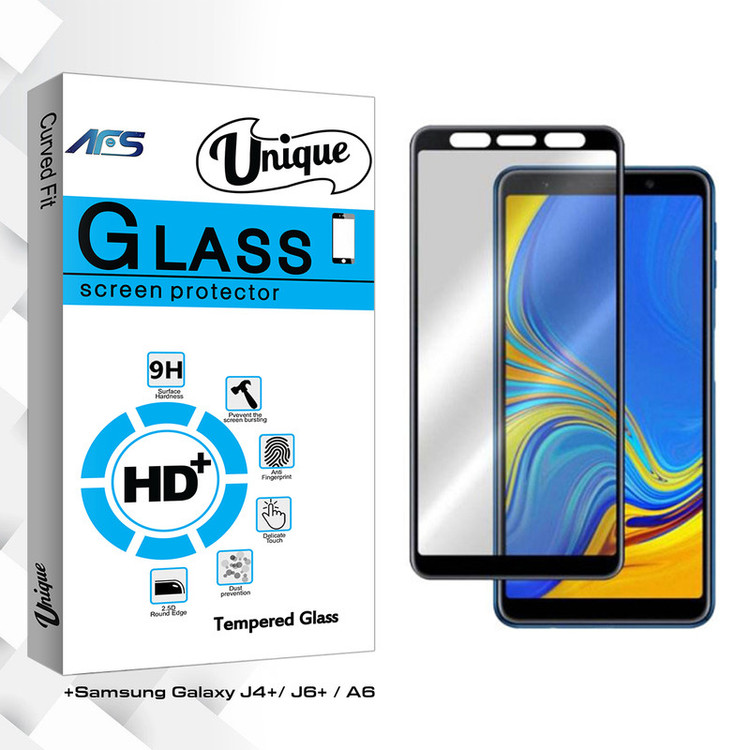 محافظ صفحه نمایش سرامیکی مات ای اف اس مدل Unique Glass مناسب برای گوشی موبایل سامسونگ Galaxy J4/ J6 / A6 plus