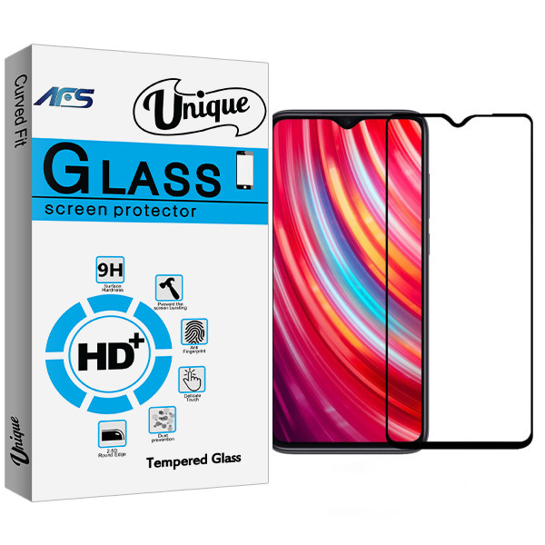 محافظ صفحه نمایش سرامیکی ای اف اس مدل Unique Glass مناسب برای گوشی موبایل شیائومی Redmi Note 8 Pro