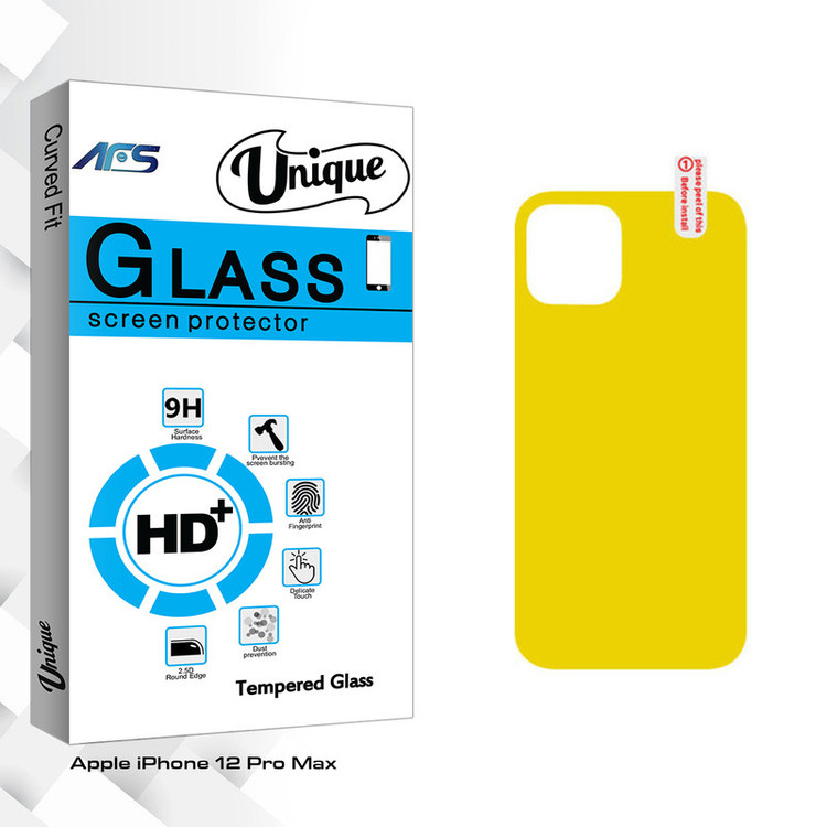 محافظ پشت گوشی ای اف اس مدل Unique Glass مناسب برای گوشی موبایل اپل iPhone 12 Pro Max