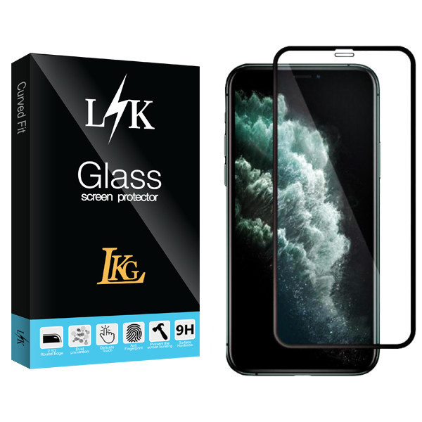 محافظ صفحه نمایش ال کا جی مدل LK Glass مناسب برای گوشی موبایل اپل Iphone 11 pro max