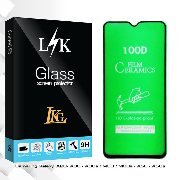 محافظ صفحه نمایش سرامیکی ال کا جی مدل LK Glass مناسب برای گوشی موبایل سامسونگ Galaxy A20/ A30 / A30s / M30 / M30s / A50 / A50s