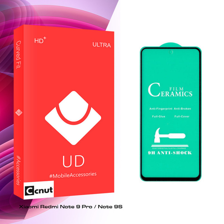 محافظ صفحه نمایش سرامیکی کوکونات مدل UD Glass مناسب برای گوشی موبایل شیائومی Redmi Note 9 Pro / Note 9S