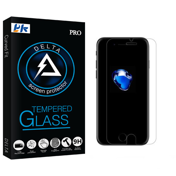 محافظ صفحه نمایش پی کی مدل Delta Glass مناسب برای گوشی موبایل اپل iPhone 7G