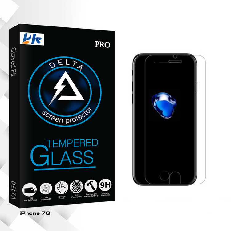 محافظ صفحه نمایش پی کی مدل Delta Glass مناسب برای گوشی موبایل اپل iPhone 7G
