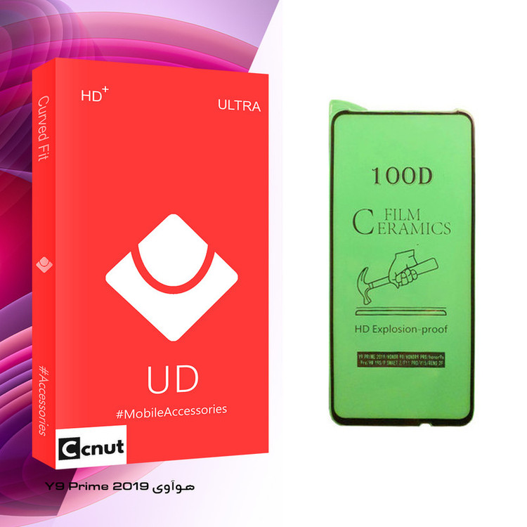 محافظ صفحه نمایش سرامیکی کوکونات مدل UD Glass مناسب برای گوشی موبایل هوآوی Y9 Prime 2019