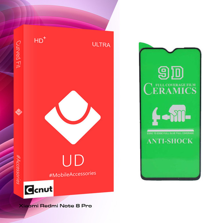 محافظ صفحه نمایش سرامیکی کوکونات مدل UD Glass مناسب برای گوشی موبایل شیائومی Redmi Note 8 Pro