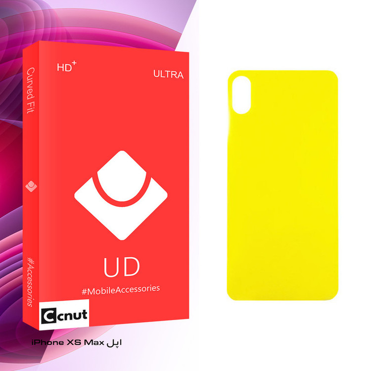 محافظ پشت گوشی کوکونات مدل UD Glass مناسب برای گوشی موبایل اپل iPhone XS Max