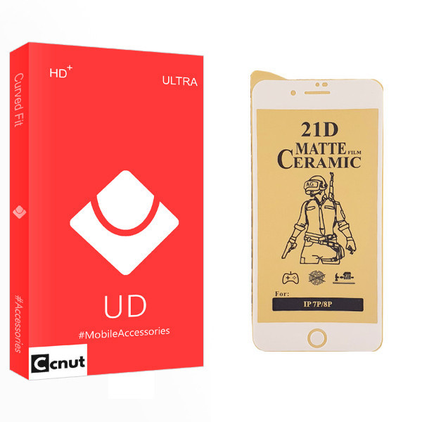 محافظ صفحه نمایش سرامیکی کوکونات مدل UD Glass مناسب برای گوشی موبایل اپل iPhone 7 Plus