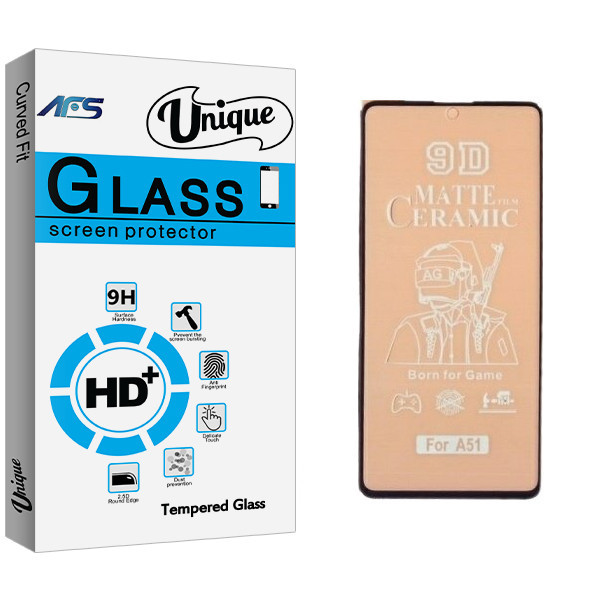 محافظ صفحه نمایش مات ای اف اس مدل Unique Glass مناسب برای گوشی موبایل سامسونگ Galaxy A51