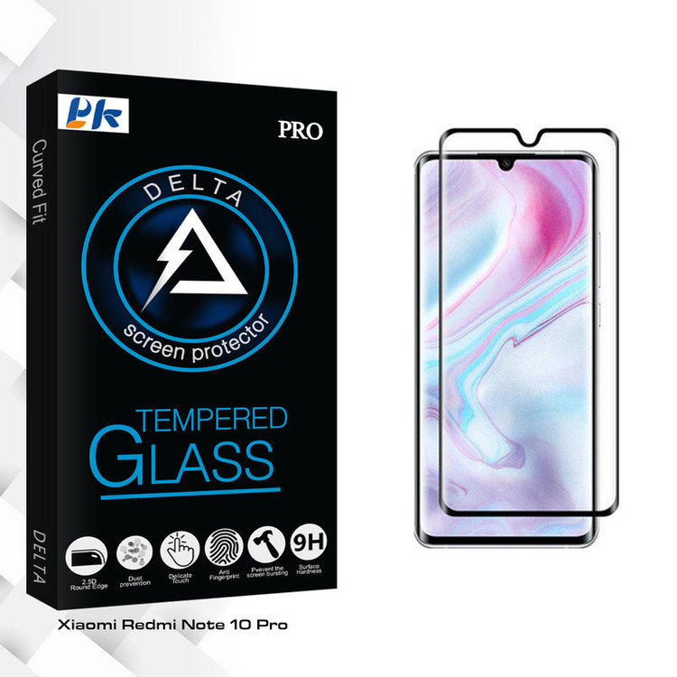 محافظ صفحه نمایش پی کی مدل Delta Glass مناسب برای گوشی موبایل شیائومی Redmi Note 10 Pro