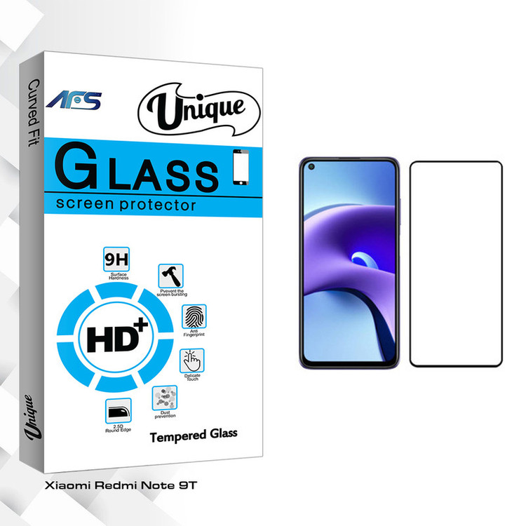 محافظ صفحه نمایش ای اف اس مدل Unique Glass مناسب برای گوشی موبایل شیائومی Redmi Note 9T