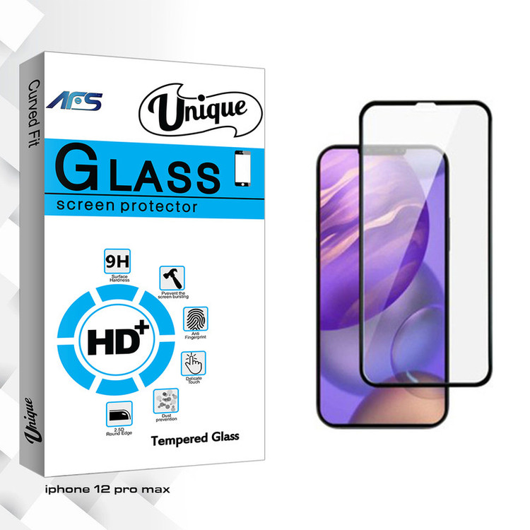 محافظ صفحه نمایش ای اف اس مدل Unique Glass مناسب برای گوشی موبایل اپل iPhone 12 promax