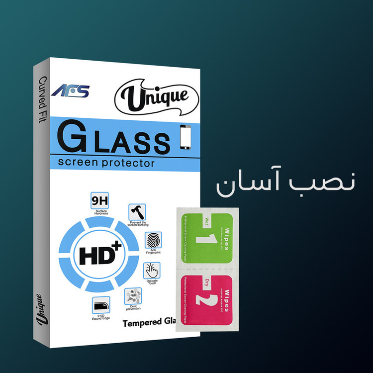 محافظ صفحه نمایش شیشه ای ای اف اس مدل Unique Glass مناسب برای گوشی موبایل شیائومی Note 10 promax