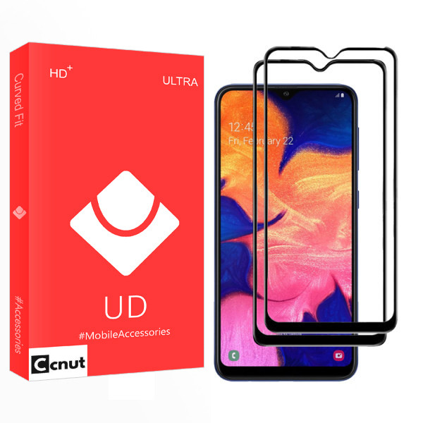 محافظ صفحه نمایش سرامیکی کوکونات مدل UD Glass مناسب برای گوشی موبایل سامسونگ Galaxy A30 بسته دو عددی