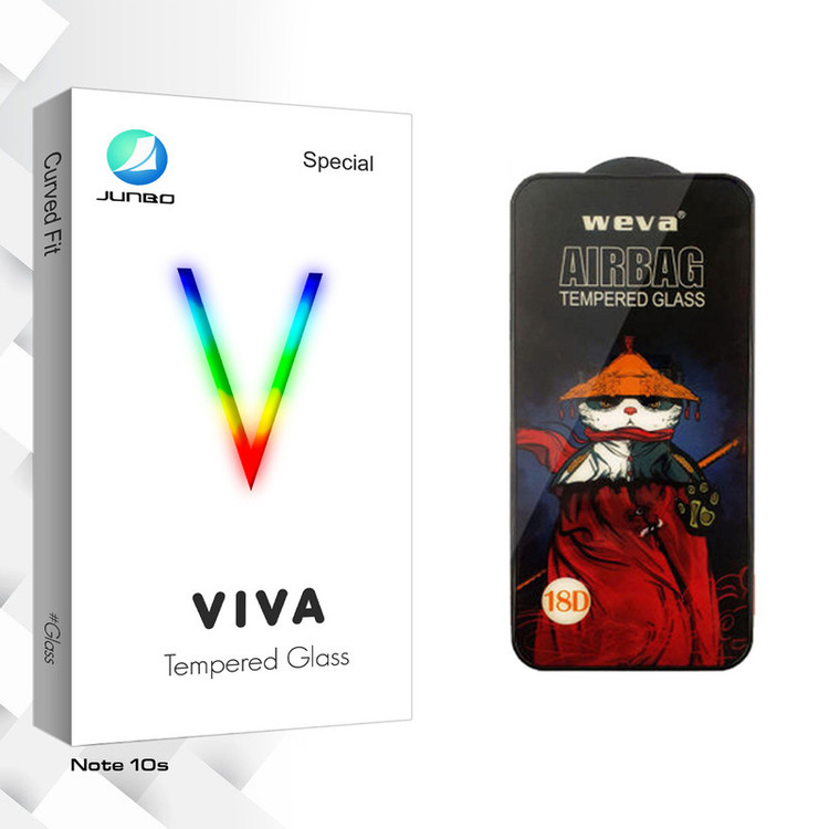 محافظ صفحه نمایش جانبو مدل Viva GlassAirbag مناسب برای گوشی موبایل شیائومی Note 10s