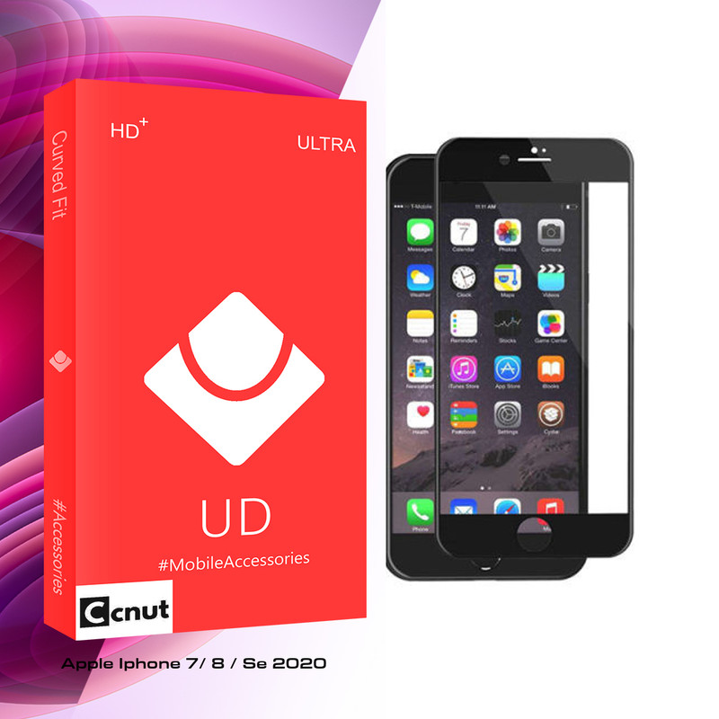 محافظ صفحه نمایش کوکونات مدل UD Glass مناسب برای گوشی موبایل اپل Iphone 7/ 8 / Se 2020
