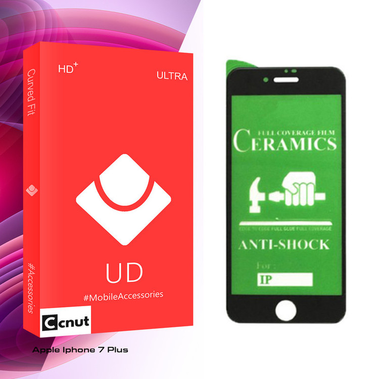 محافظ صفحه نمایش سرامیکی کوکونات مدل UD Glass مناسب برای گوشی موبایل اپل Iphone 7 Plus