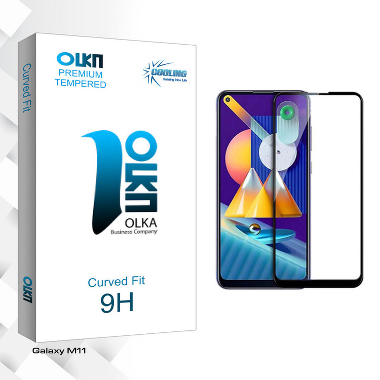 محافظ صفحه نمایش شیشه ای کولینگ مدل Olka Pro مناسب برای گوشی موبایل سامسونگ Galaxy M11
