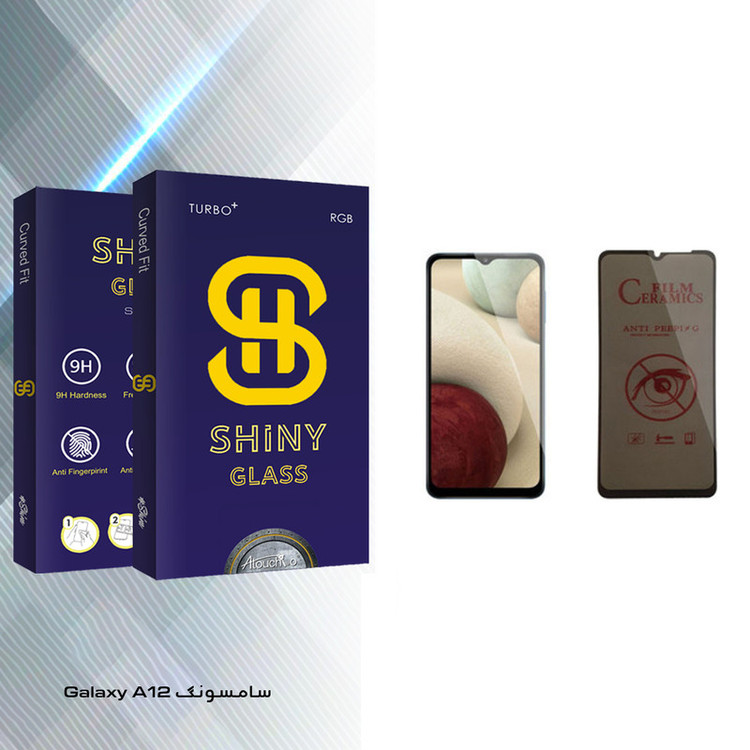 محافظ صفحه نمایش حریم شخصی آتوچبو مدل Shiny Glass مناسب برای گوشی موبایل سامسونگ Galaxy A12