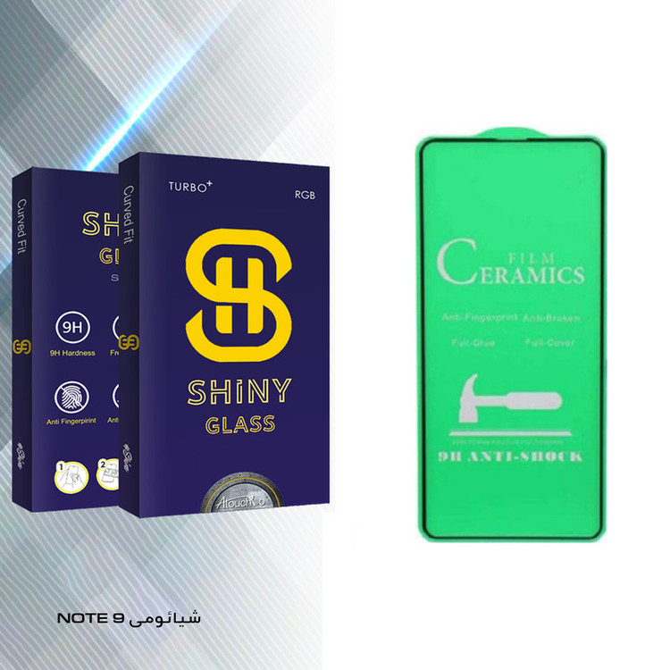 محافظ صفحه نمایش آتوچبو مدل Shiny Glass مناسب برای گوشی شیائومی NOTE 9