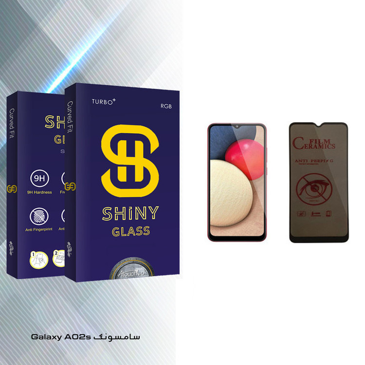 محافظ صفحه نمایش حریم شخصی آتوچبو مدل Shiny Glass مناسب برای گوشی موبایل سامسونگ Galaxy A02s