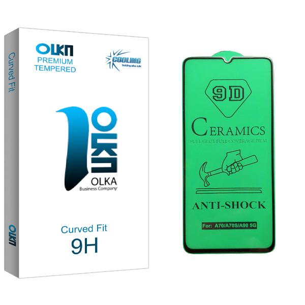 محافظ صفحه نمایش سرامیکی کولینگ مدل Olka glass مناسب برای گوشی موبایل سامسونگ Galaxy A70