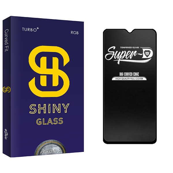 محافظ صفحه نمایش شیشه ای آتوچبو مدل Shiny GlassSuper-D مناسب برای گوشی موبایل سامسونگ Galaxy A10s