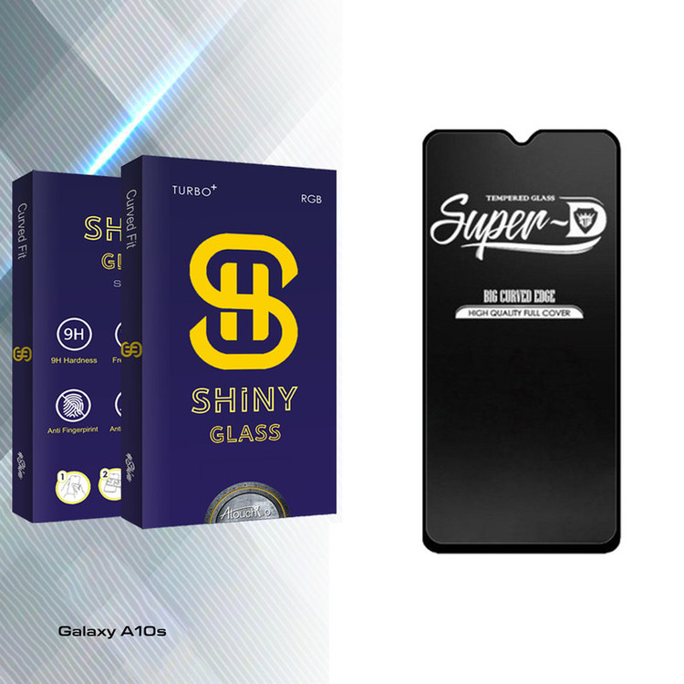 محافظ صفحه نمایش شیشه ای آتوچبو مدل Shiny GlassSuper-D مناسب برای گوشی موبایل سامسونگ Galaxy A10s