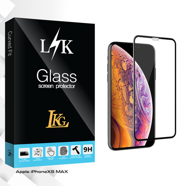 محافظ صفحه نمایش ال کا جی مدل LK Glass مناسب برای گوشی موبایل اپل Iphone XS MAX