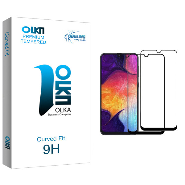 محافظ صفحه نمایش کولینگ مدل Olka glass مناسب برای گوشی موبایل سامسونگ Galaxy A50 بسته دو عددی