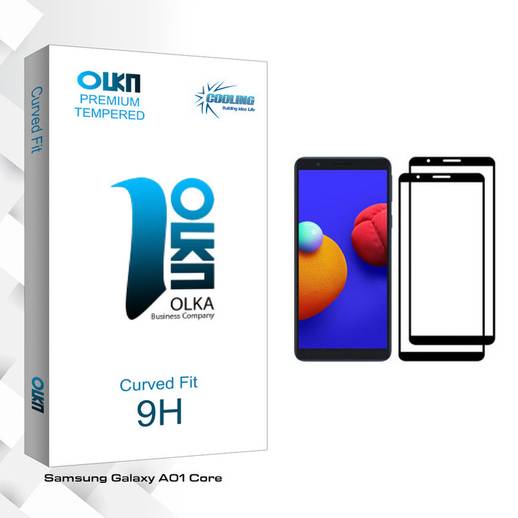 محافظ صفحه نمایش کولینگ مدل Olka glass مناسب برای گوشی موبایل سامسونگ Galaxy A01 Core بسته دو عددی