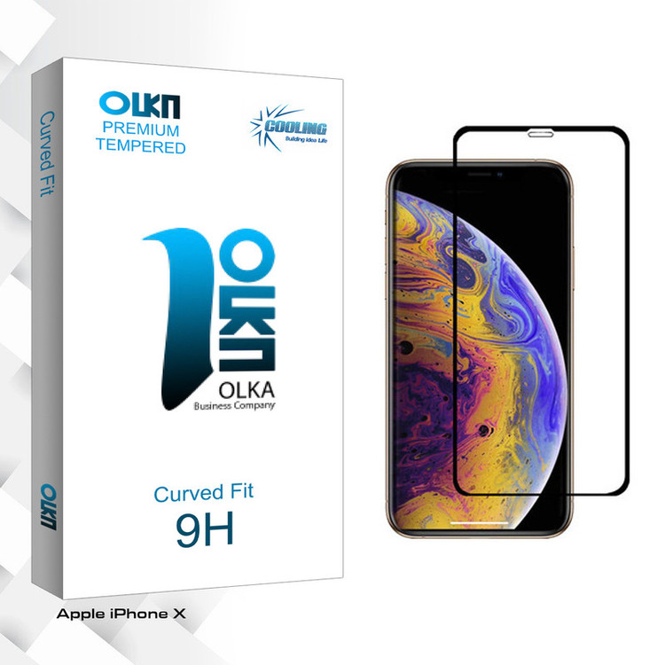 محافظ صفحه نمایش کولینگ مدل Olka glass مناسب برای گوشی موبایل اپل iPhone X