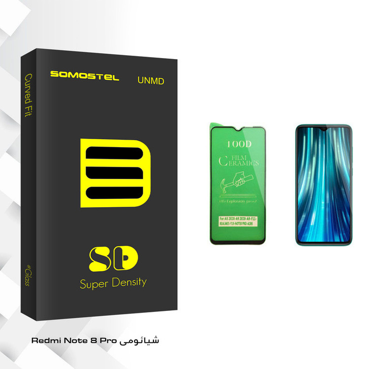 محافظ صفحه نمایش سرامیکی سوماستل مدل SD Glass مناسب برای گوشی موبایل شیائومی Redmi Note 8 Pro