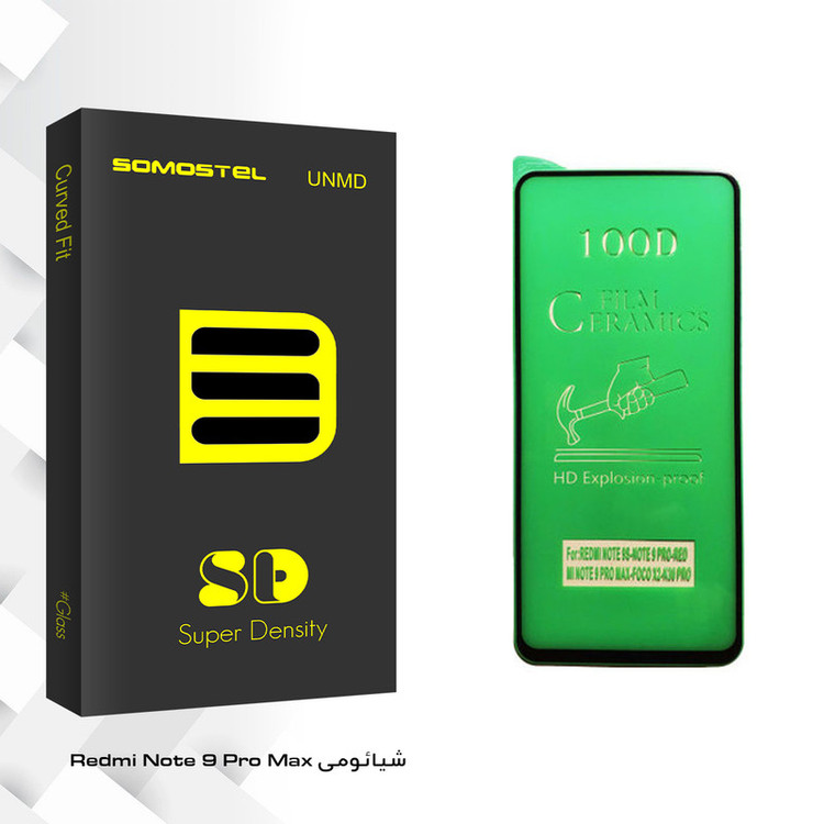 محافظ صفحه نمایش سرامیکی سوماستل مدل SD Glass مناسب برای گوشی موبایل شیائومی Redmi Note 9 Pro Max