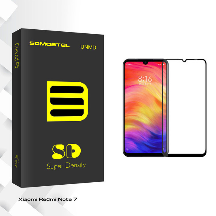 محافظ صفحه نمایش سوماستل مدل SD Glass مناسب برای گوشی موبایل شیائومی Redmi Note 7