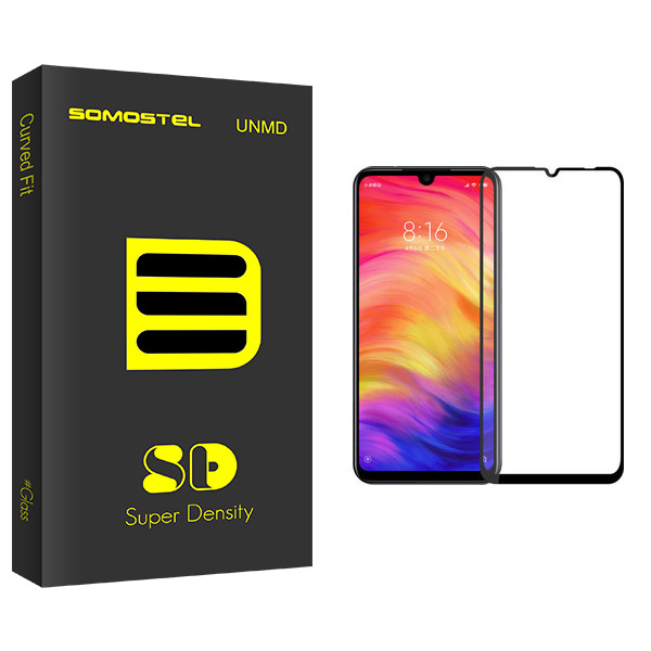 محافظ صفحه نمایش سوماستل مدل SD Glass مناسب برای گوشی موبایل شیائومی Redmi Note 7