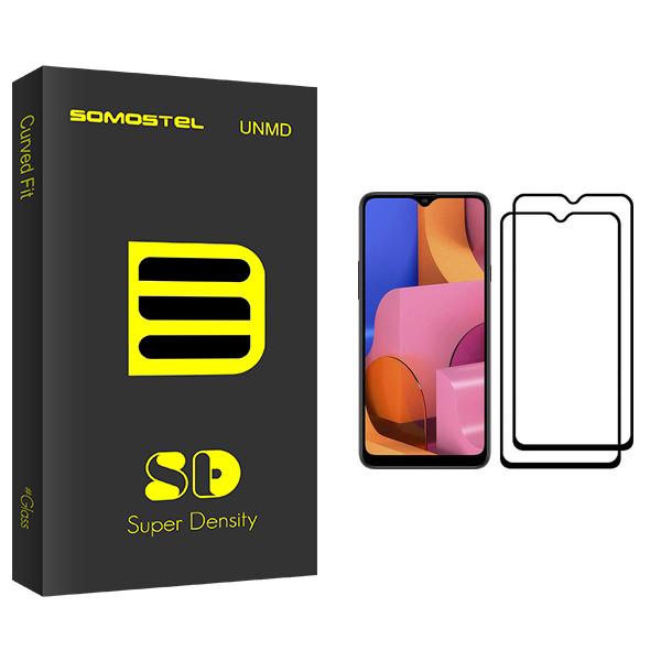 محافظ صفحه نمایش سوماستل مدل SD Glass مناسب برای گوشی موبایل سامسونگ Galaxy A20s بسته دو عددی