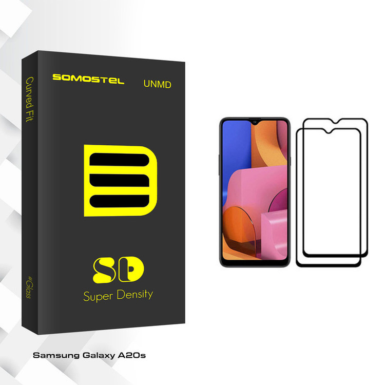 محافظ صفحه نمایش سوماستل مدل SD Glass مناسب برای گوشی موبایل سامسونگ Galaxy A20s بسته دو عددی